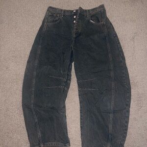 Free People Barrel Jeans